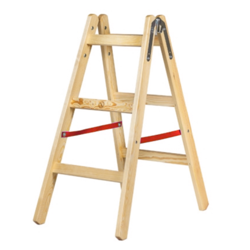 Drabina drewniana 3 stopnie KASTOM