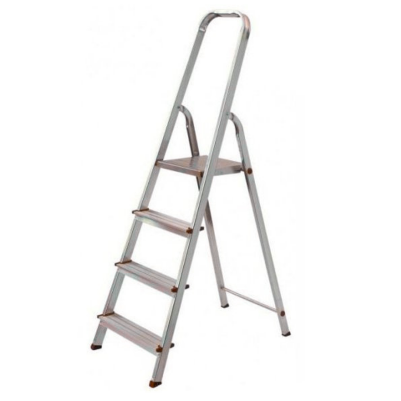 Drabina aluminiowa 4 stopniowa domowa