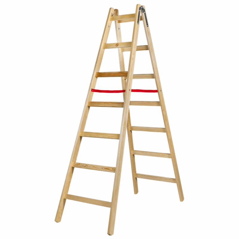 Drabina drewniana 2x7 kastom