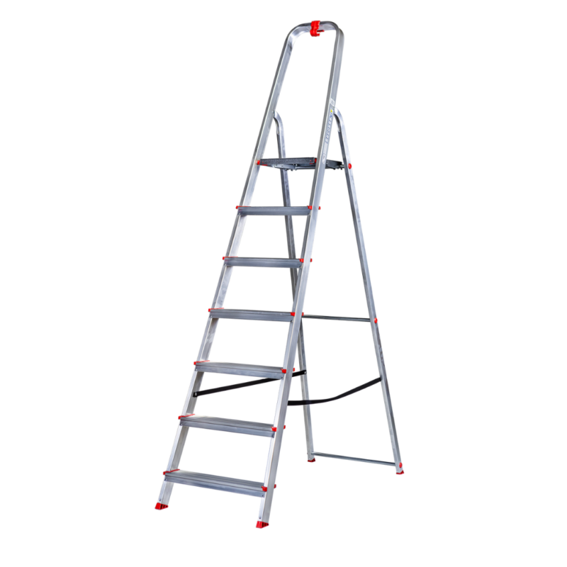 Drabina aluminiowa 7 stopniowa KASTOM domowa