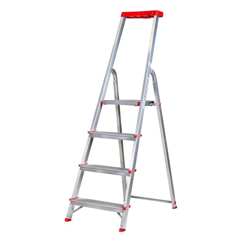 Drabina aluminiowa domowa 4 stopnie