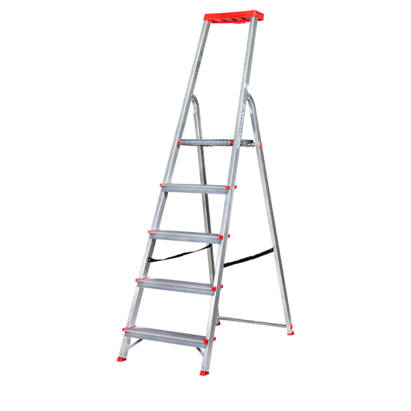 Drabina aluminiowa JHR 5 stopni domowa jednostronna