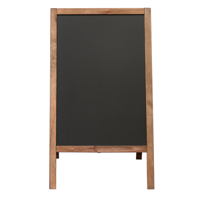 Potykacz reklamowy drewniany