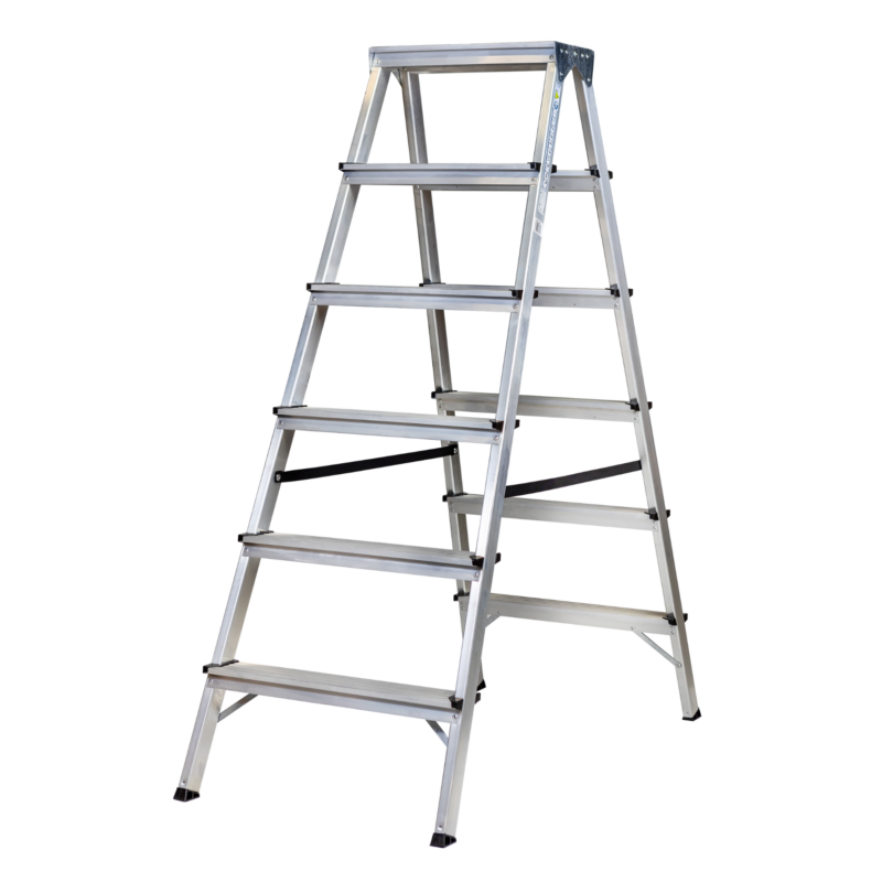 Drabina aluminiowa dwustronna