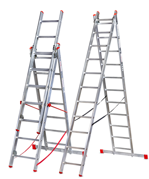 Drabiny budowlane aluminiowe KASTOM