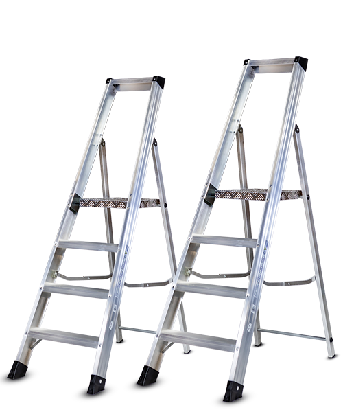 Drabiny budowlane aluminiowe KASTOM TRADE